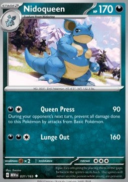 Nidoqueen MEW-031 Uncommon Excellent Deutsch Reverse Holo