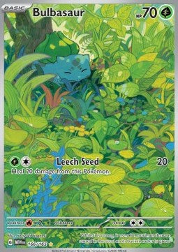 Bisasam MEW-166 Illustration Rare Good Deutsch
