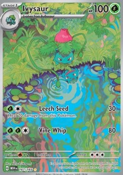 Ivysaur MEW-167 Illustration Rare Excellent Englisch