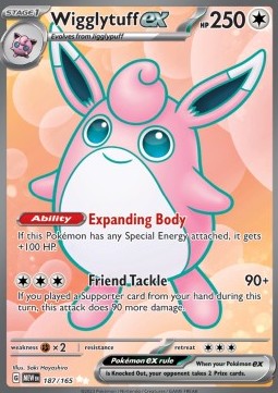 Knuddeluff ex MEW-187 Ultra Rare Light Played Deutsch