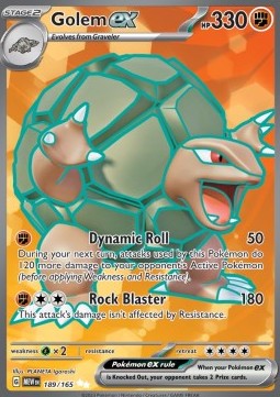 Golem ex MEW-189 Ultra Rare Excellent Englisch