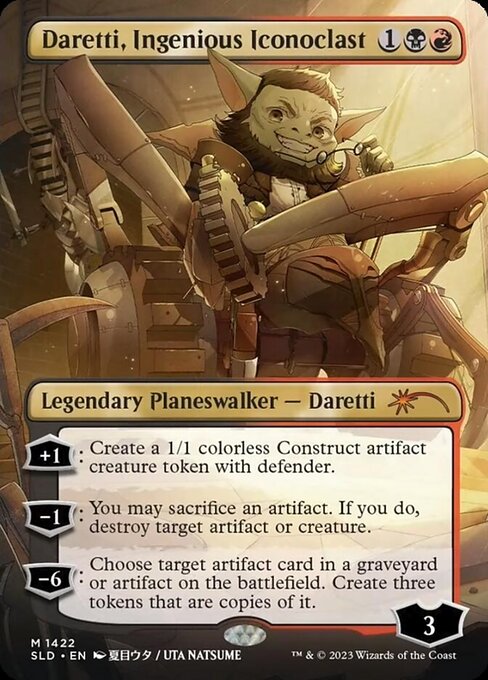 Daretti, Ingenious Iconoclast SLDLILEST-1422 Mythic Near Mint Englisch Foil
