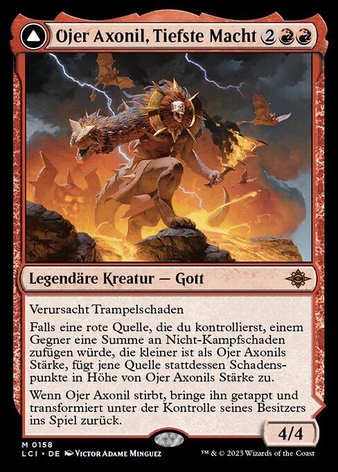 Ojer Axonil, Tiefste Macht // Tempel der Macht LCI-158 Mythic Excellent Deutsch