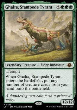 Ghalta, Stampede Tyrant LCI-185 Mythic Near Mint Englisch Foil
