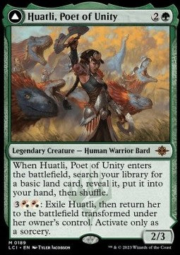 Huatli, Poetin der Einheit // Brüllen des Fünften Volkes LCI-189 Mythic Good Deutsch