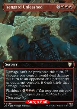 Isengard Unleashed (V.2) LTRH-539 Rare Excellent Englisch Foil