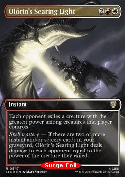 Olórin's Searing Light (V.2) LTRH-547 Rare Near Mint Englisch Foil