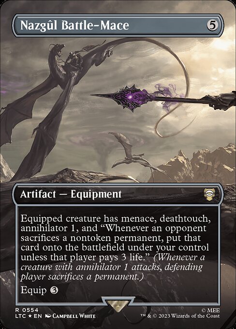 Nazgûl Battle-Mace (V.2) LTRH-554 Rare Near Mint Englisch Foil
