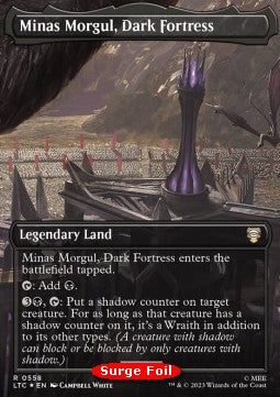 Minas Morgul, Dark Fortress (V.2) LTRH-558 Rare Near Mint Englisch Foil