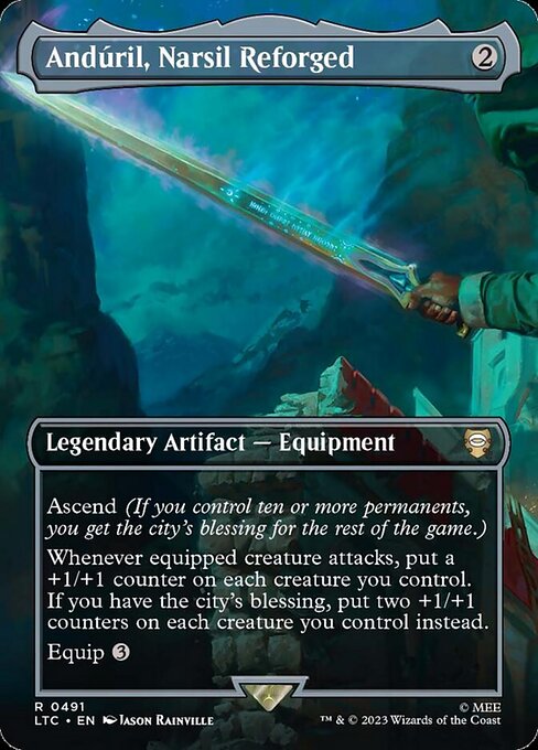 Andúril, Narsil Reforged (V.1) LTRH-491 Rare Near Mint Englisch