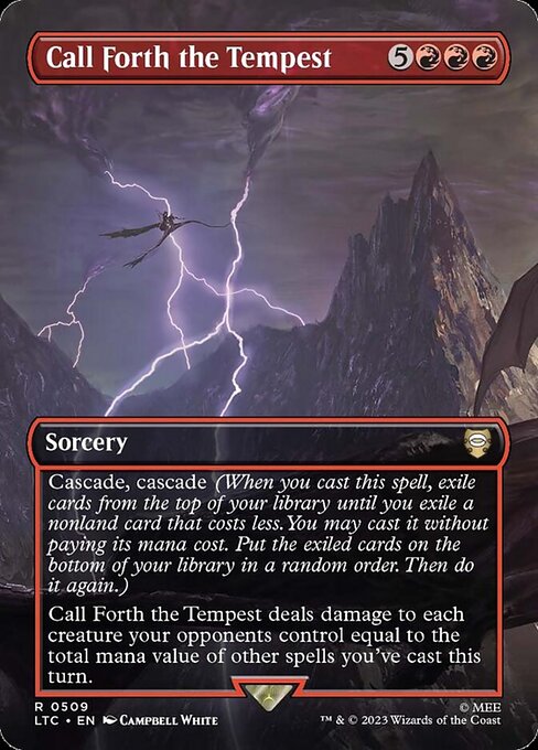 Call Forth the Tempest (V.1) LTRH-509 Rare Near Mint Englisch