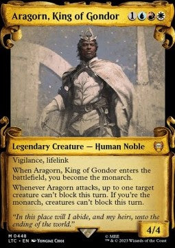 Aragorn, König von Gondor (V.1) LTRH-448 Mythic Near Mint Englisch