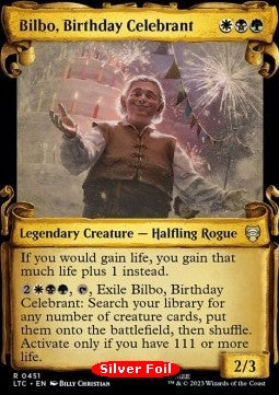 Bilbo, Birthday Celebrant LTRH-451 Rare Near Mint Englisch Foil