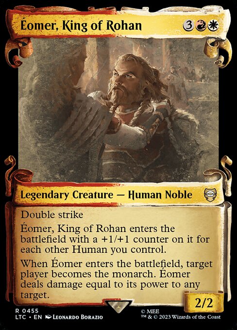 Éomer, König von Rohan (V.1) LTRH-455 Rare Near Mint Englisch