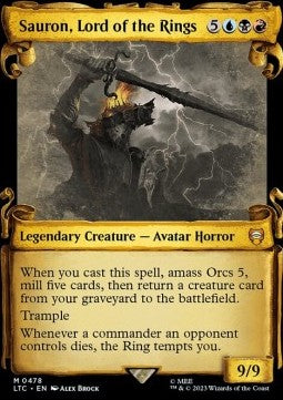 Sauron, Lord of the Rings LTRH-478 Mythic Near Mint Englisch