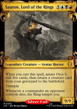 Sauron, der Herr der Ringe (V.2) LTRH-478 Mythic Excellent Englisch Foil