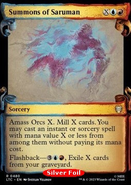 Sarumans Beschwörungen (V.2) LTRH-480 Rare Near Mint Englisch Foil