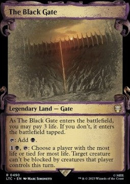 The Black Gate LTRH-490 Rare Excellent Englisch