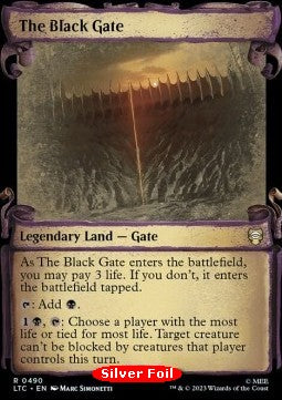The Black Gate LTRH-490 Rare Near Mint Englisch Foil