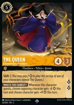 The Queen - Commanding Presence 2ROF-26 Super Rare Near Mint Englisch Foil