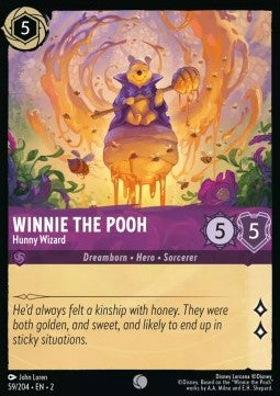 Winnie Puuh - Honigzauberer 2ROF-59 Common Boosterfrisch Englisch Foil