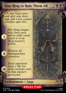 Ein Ring, sie alle zu knechten (V.2) LTRH-553 Rare Excellent Englisch Foil