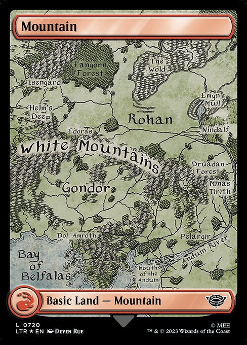 Gebirge (V.2) LTRH-720 Land Excellent Englisch Foil