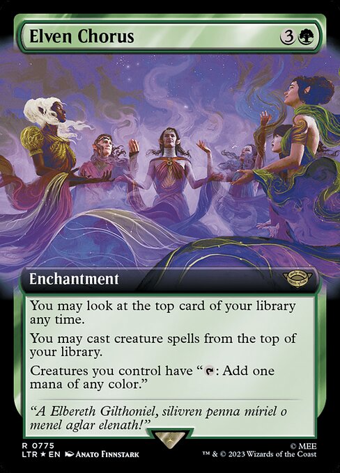Elfische Gesänge (V.3) LTRH-775 Rare Excellent Englisch Foil
