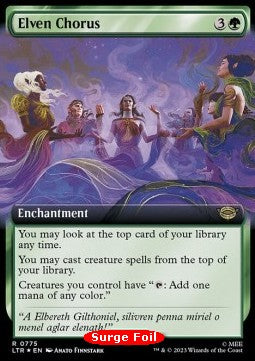 Elfische Gesänge (V.3) LTRH-775 Rare Excellent Englisch Foil