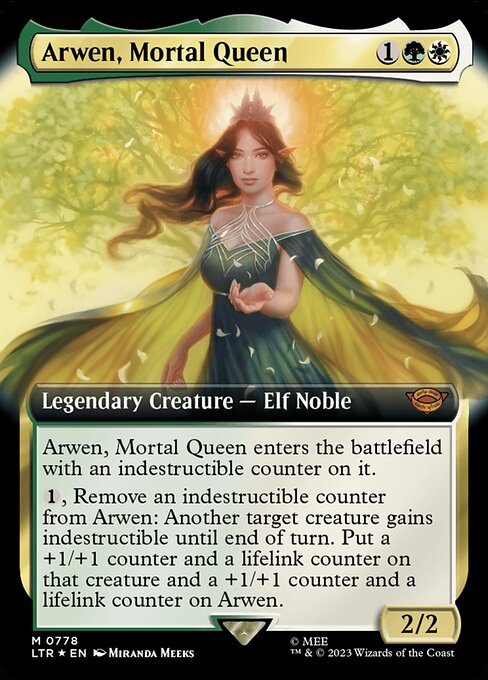 Arwen, sterbliche Königin (V.4) LTRH-778 Mythic Excellent Englisch Foil