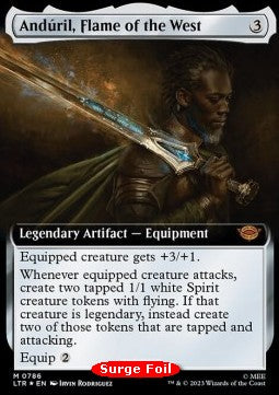 Andúril, Flame of the West LTRH-786 Mythic Near Mint Englisch Foil