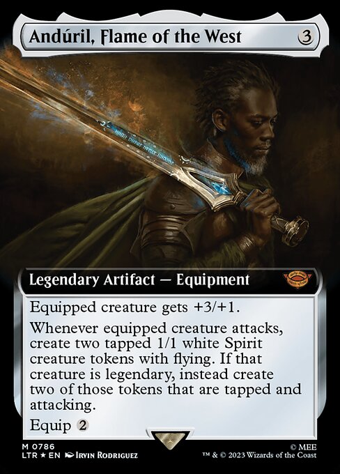 Andúril, Flame of the West LTRH-786 Mythic Near Mint Englisch Foil