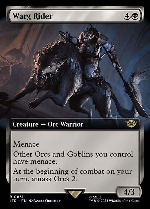 Warg Rider (V.2) LTRH-831 Rare Near Mint Englisch