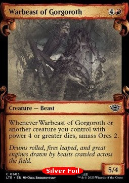Kriegsbestie aus Gorgoroth (V.2) LTRH-603 Common Excellent Englisch Foil