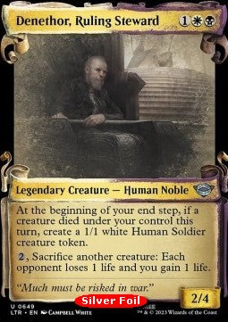 Denethor, Herrschender Truchsess (V.2) LTRH-649 Uncommon Excellent Englisch Foil