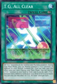 T.G. Alles frei AGOV-050 Super Rare Near Mint Deutsch 1. Auflage