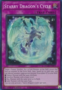 Zyklus des Sternendrachen AGOV-079 Super Rare Light Played Deutsch 1. Auflage