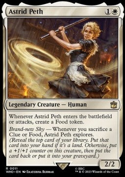 Astrid Peth WHO-11 Rare Near Mint Deutsch