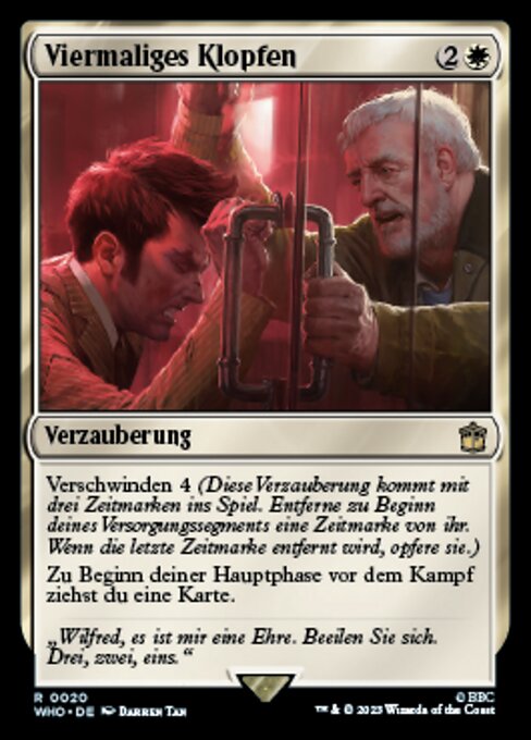 Viermaliges Klopfen WHO-20 Rare Near Mint Deutsch