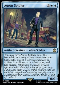 Auton-Soldat WHO-36 Rare Near Mint Englisch Foil