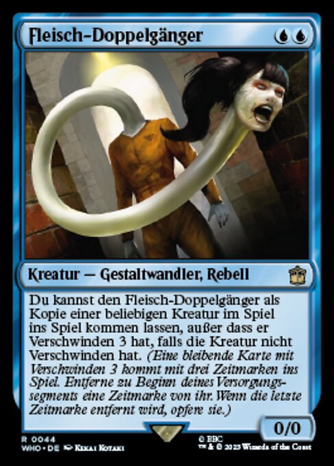 Fleisch-Doppelgänger WHO-44 Rare Near Mint Deutsch