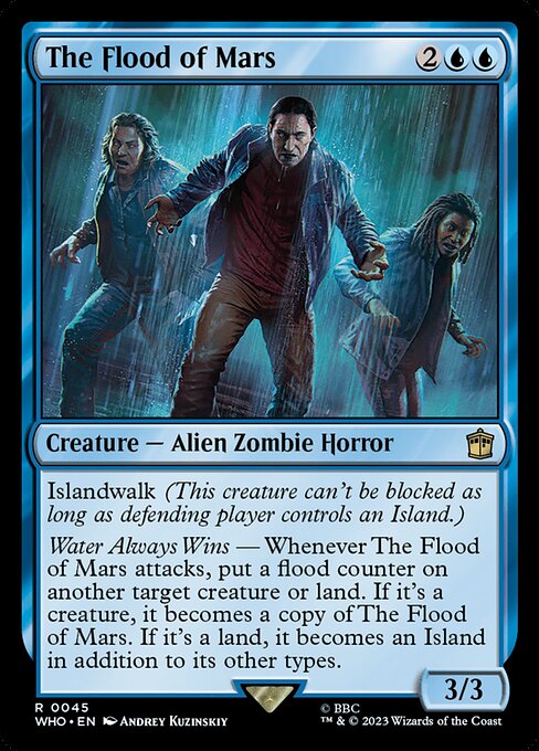 The Flood of Mars WHO-45 Rare Near Mint Englisch Foil