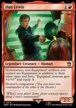 Dan Lewis WHO-78 Rare Near Mint Englisch Foil