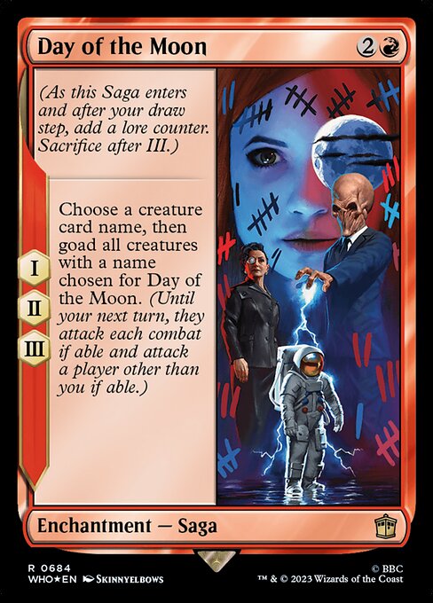 Tag des Mondes XWHO-684 Rare Excellent Englisch Foil