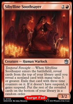 Sibyllinische Wahrsagerin XWHO-700 Uncommon Near Mint Englisch Foil