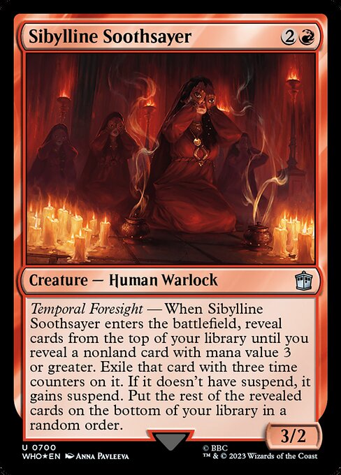 Sibyllinische Wahrsagerin XWHO-700 Uncommon Near Mint Englisch Foil