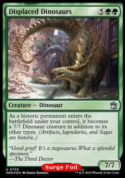 Displaced Dinosaurs XWHO-705 Uncommon Near Mint Englisch Foil