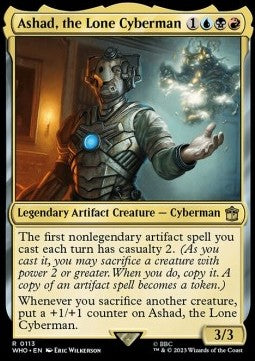 Ashad, einsamer Cyberman WHO-113 Rare Near Mint Deutsch