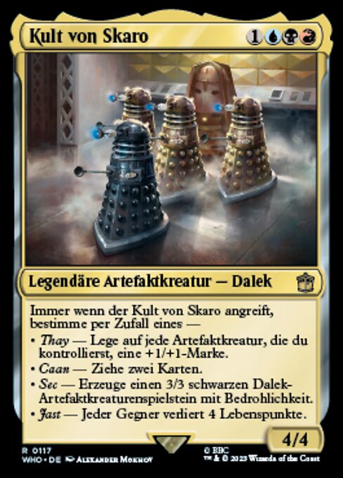 Kult von Skaro WHO-117 Rare Near Mint Deutsch