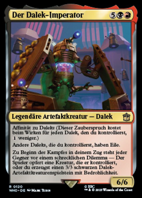 Der Dalek-Imperator WHO-120 Rare Near Mint Deutsch